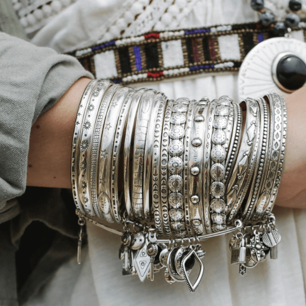 Kliniek Denk vooruit Zinloos Armband Bedels Dakota Zilver - Bohemian stijl | Boho Babe