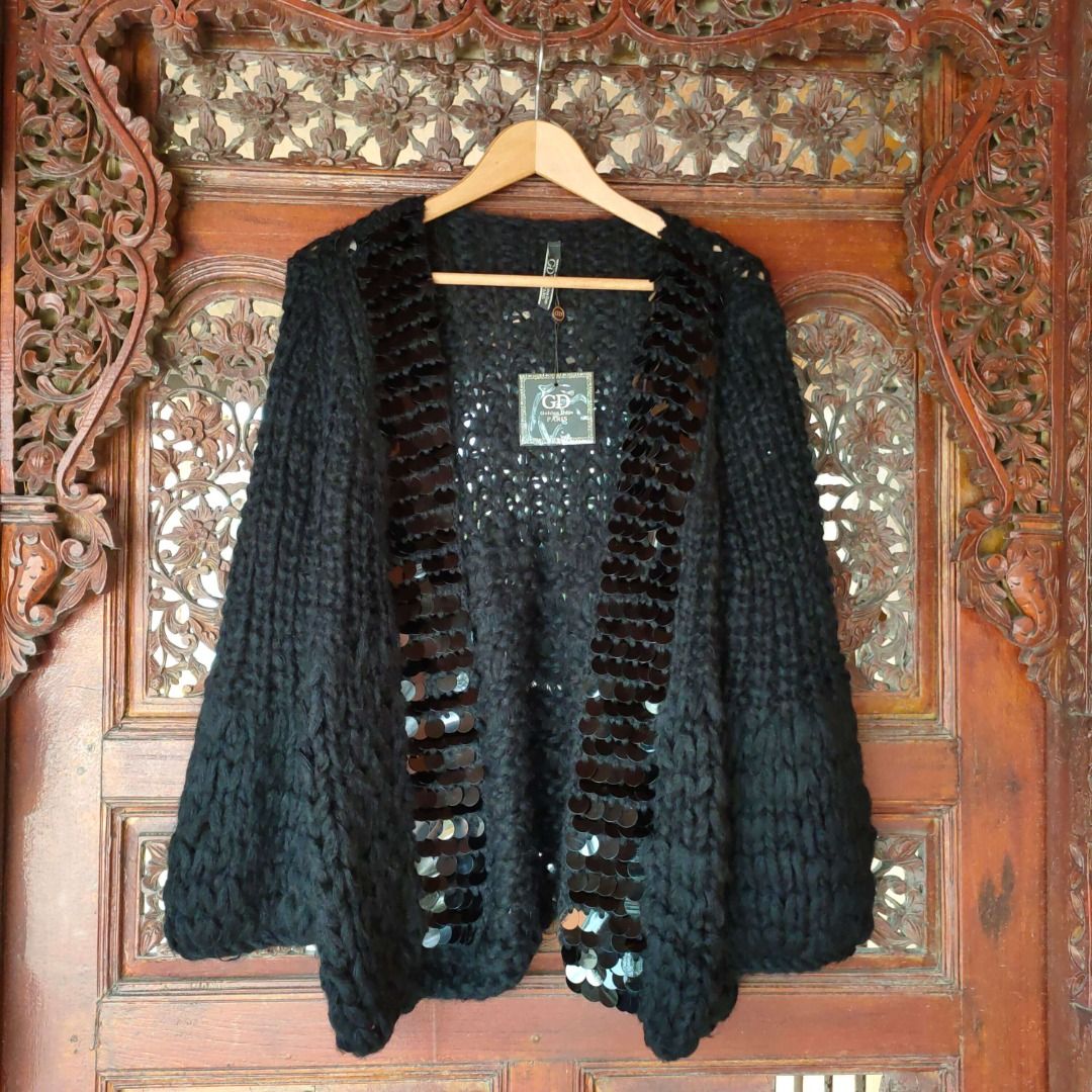 bohemian vest pailletten